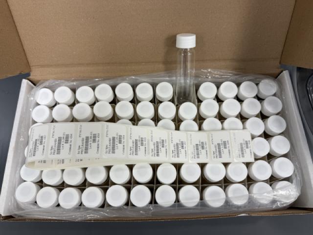Vials, ASI, 40mL VOA Type, < 10ppb with Dust Cover