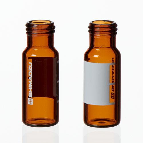 Vials, 1.5mL Amber Glass, 12 x 32mm with Screw Neck, 100/pk, No Caps