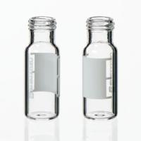 Vial Kit, 1.5mL Clear Glass w/Screw Caps and Non-Slit Silicone/PTFE Septa, 100/pk