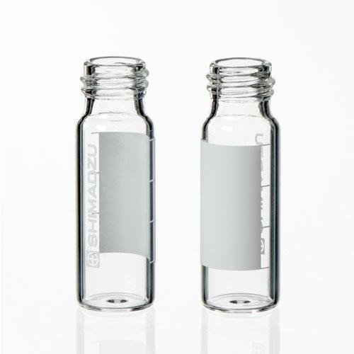 Vial Kit, 4mL Clear Glass w/Screw Caps and Non-slit Silicone/PTFE Septa, 500/pk