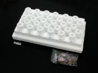 Vial Kit 13mL Clear Glass for SIL-10AP w/Screw Caps and Non-slit Silicone/PTFE Septa, 30/pk