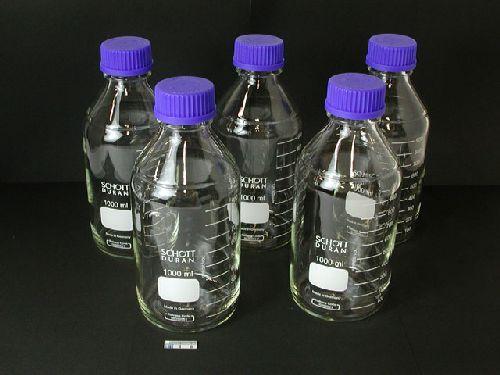 HPLC Reservoir Tray Bottles, 1L, Set of 5