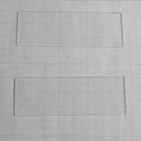 GLASS SAMPLE PLATE, 0.02 MM PATH LENGTH, 2 PIECES, HC23 & HC75