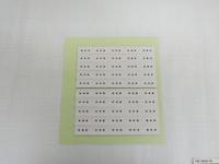 Gauge markers, 3 black diamonds on white background, 50 pieces, TRVIEWX