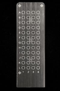 MALDI MS Microscope Slide 48 Well Sample Plates (Fleximass-SR48) Stainless Steel (4 plates)